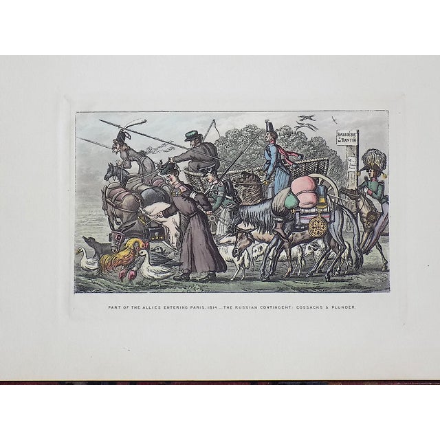 Late 19th Century Antique 19th Century Hand Colored Etched & Aquatint English & French Society Scenes - Set of 12 For Sale - Image 5 of 9