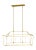 Chapman & Myers by Visual Comfort Studio Southold Linear Lantern, Brass For Sale - Image 4 of 4