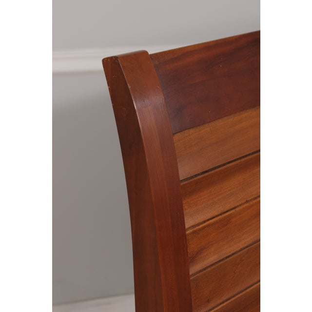 Ethan Allen Avenue King Size Cherry Modern Sleigh Bed For Sale - Image 13 of 16