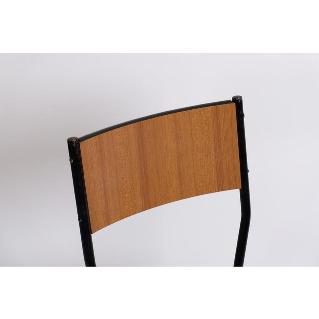 Mid-Century Modern Dining Chairs by Salvarani, Italy, 1950s, Set of 4 For Sale - Image 14 of 18