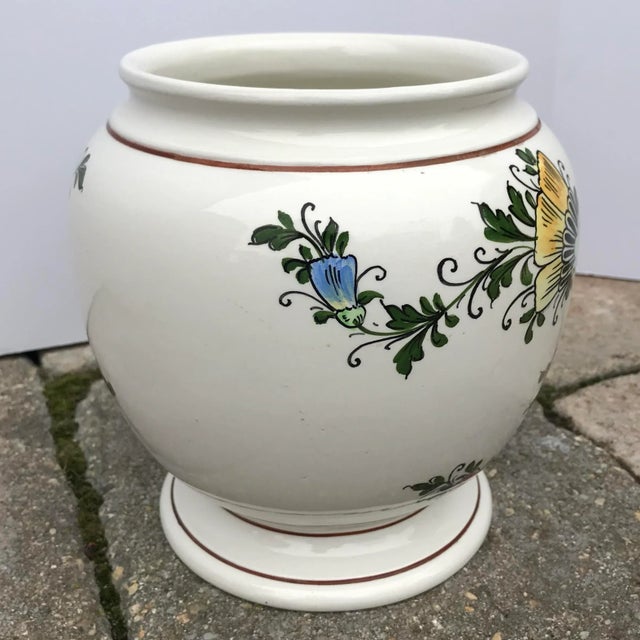 Vintage Italian Ceramic Vase For Sale - Image 4 of 9