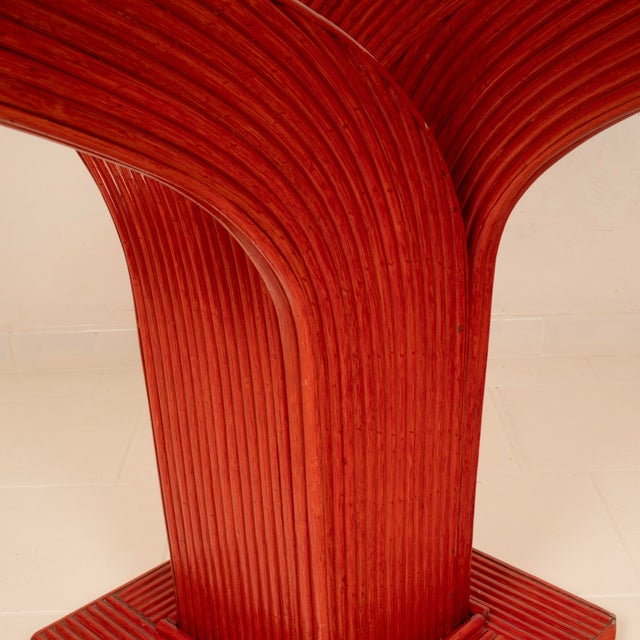 Italian Cane Table from Vivai Del Sud, 1980s For Sale - Image 4 of 18