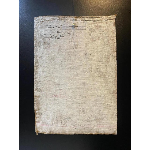 Contemporary Gilbert Pauli, Humilier, Oil on Burlap, 2002 For Sale - Image 3 of 9