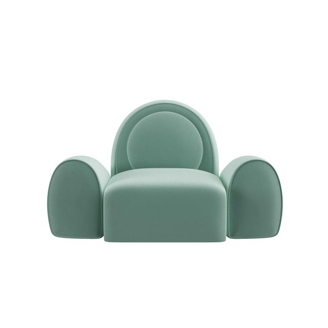 Not Yet Made - Made To Order Simone Modular Armless Chair by Ottiu For Sale - Image 5 of 12