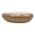Riverstone Gold Leaf Egg Shaped Coffee Table for Philips Collection For Sale