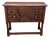 Vintage Teeangee Ipswich England Carved Wood Side Cabinet For Sale