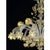 Gold Huge Italian Chandelier with Flowers and Leaves Murano Glass For Sale - Image 8 of 9