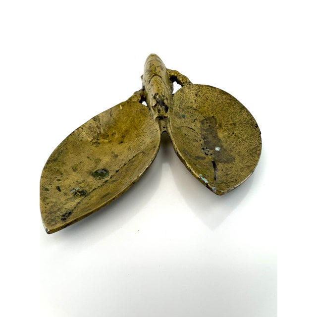 Mid Century Vintage Solid Brass Lobster Double Dish For Sale - Image 11 of 13