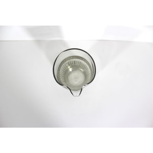 Culver Ltd. Vintage Culver Tyrol Gold Cocktail Martini Pitcher Glass Mid Century Modern MCM For Sale - Image 4 of 9