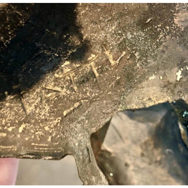 Wood Benedict Michael Tatti, Bronze Sculpture Abstract Brutalist Goat or Ram WPA Artist Mounted on Base, c.1950's For Sale - Image 7 of 7