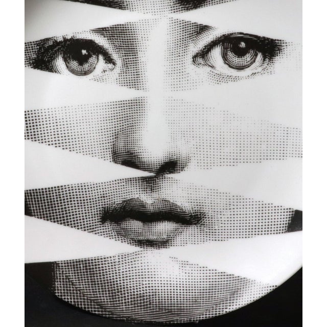 1990s Fornasetti Porcelain Themes & Variation Plate, Pattern Number 46 For Sale - Image 5 of 8