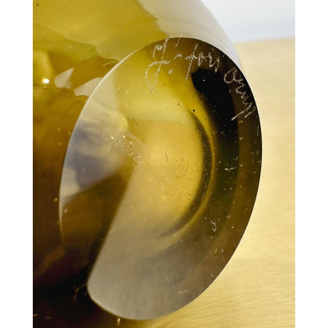 Vintage Vase by Bengt Orup for Johansfors, 1950s, in Very Good conditions. Designed 1950 to 1959 This piece has an...