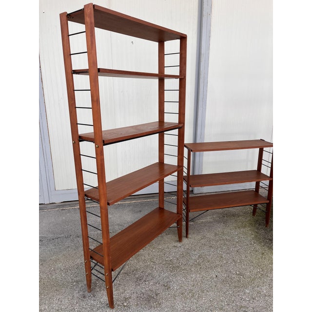 Swedish Triptych Bookcases, 1950s, Set of 3 For Sale - Image 13 of 18
