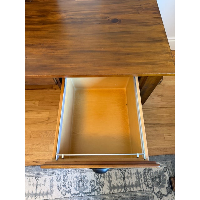 Traditional Wood Executive Desk For Sale - Image 3 of 3