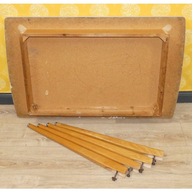 Vintage Kitchen Table, 1950s For Sale - Image 10 of 13