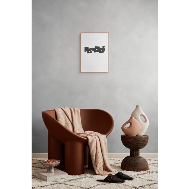 Abstract Contemporary Abstract Screenprint on 250 G/M2 Drawing Paper "Xxv 46 090" by Pierre Muckensturm For Sale - Image 3 of 4