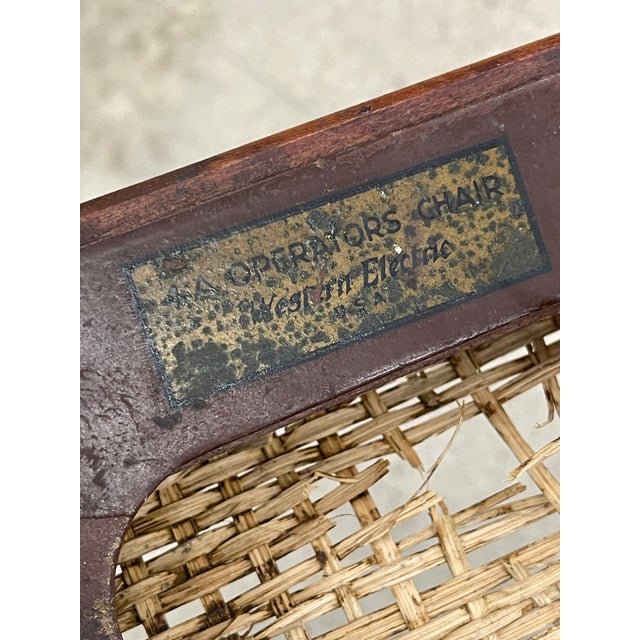 Vintage 1930’s Western Electric 4a Operator’s Chair For Sale - Image 12 of 14