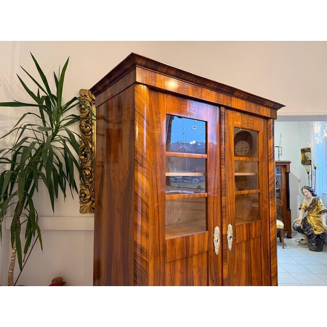 Antique Biedermeier Display Cabinet For Sale - Image 11 of 14