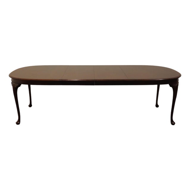 American Drew American Independence Collection Solid Cherry Traditional Style 104" Oval Dining Table 302-56 For Sale