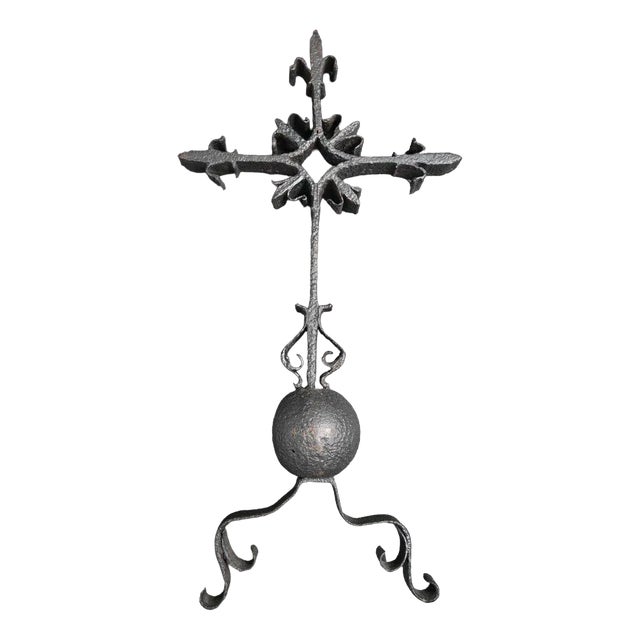 Wrought Iron Cross, 16th Century For Sale