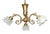 Vintage Napoleon III Chandelier in Gilt Brass, 1980s For Sale