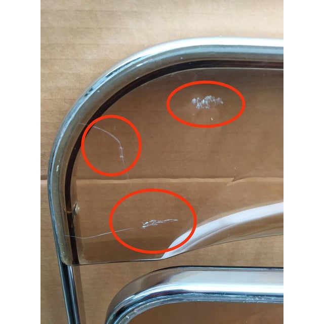 Plia Chairs from Kartell, 1970s, Set of 4 For Sale - Image 9 of 10