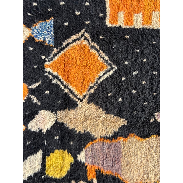 Beni Ouarain Mrirt Wool Rug, 1990 For Sale - Image 4 of 11