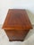 Vintage Georgian Campaign-Style Mahogany 4-Drawer Chest With Pull-Out Writing Tray For Sale - Image 11 of 12