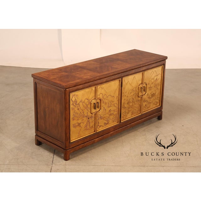 High Quality American Made Vintage Thomasville “Mystique” Collection Sideboard Featuring A Clean Rectangular Form With...