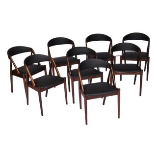 8 Kai Kristiansen #31 Danish Rosewood Dining Chairs For Sale