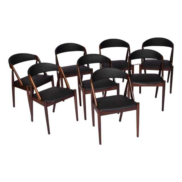 8 Kai Kristiansen #31 Danish Rosewood Dining Chairs For Sale