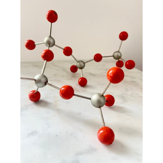 Vintage Atomic Age Molecular Model with Bakelite Balls, Former Czechoslovakia, 1950s For Sale - Image 9 of 12