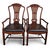 Elevate your space with this exceptional pair of Jonathan Charles mahogany Leather Armchairs. Timeless Design Meets...