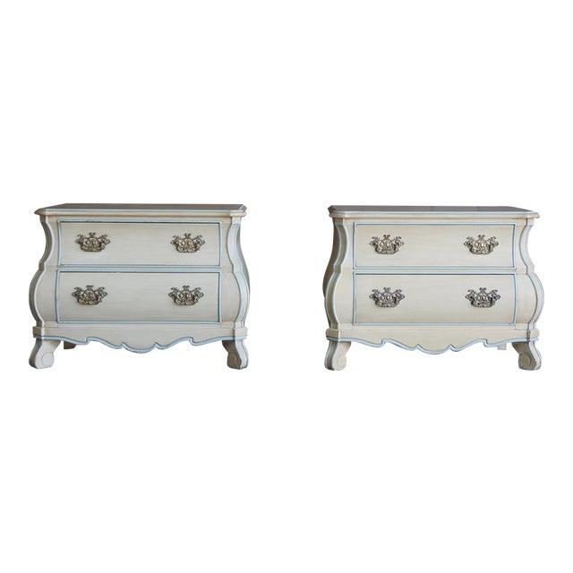 French Provincial Painted Nightstands a Pair Chairish