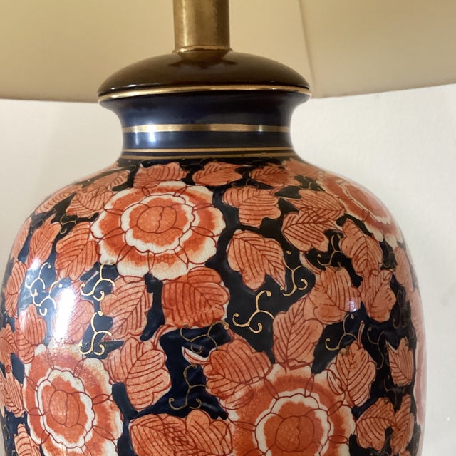 Frederick Cooper Antique Frederick Cooper Japanese Imari Porcelain Mantel Vase Table Lamp For Sale - Image 4 of 12