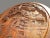 Vintage Oriental Asian Highly Carved Rustic Oval Coffee Table W Men in Village For Sale - Image 9 of 13