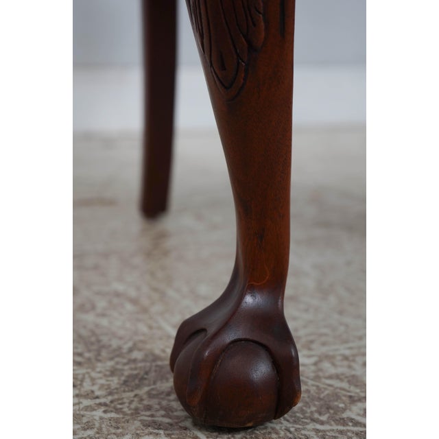 Set of 10 Ethan Allen Mahogany Dining Chairs For Sale - Image 15 of 18