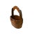The Vintage Chinese Rustic Brown Oval Wood Bucket is a beautifully crafted, antique-style piece that exudes traditional...