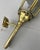 Gold Antique French Glass Lantern Wall Sconces, Set of 2 For Sale - Image 8 of 14