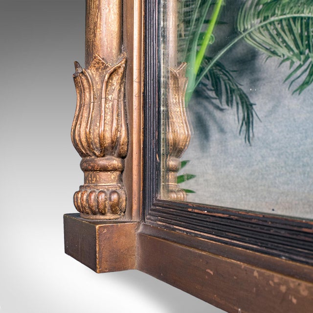 Antique Regency Overmantle Mirror, English, Giltwood, Neoclassical, Circa 1820 For Sale - Image 9 of 10