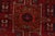 Textile Karajeh Runner 3’8” X 15′ Red Wool Semi-Antique Tribal Hand-Knotted Rug For Sale - Image 7 of 14