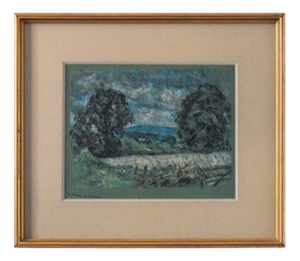 Walter Durac Barnett, The Chilterns, Pastel on Paper, Early 1900s