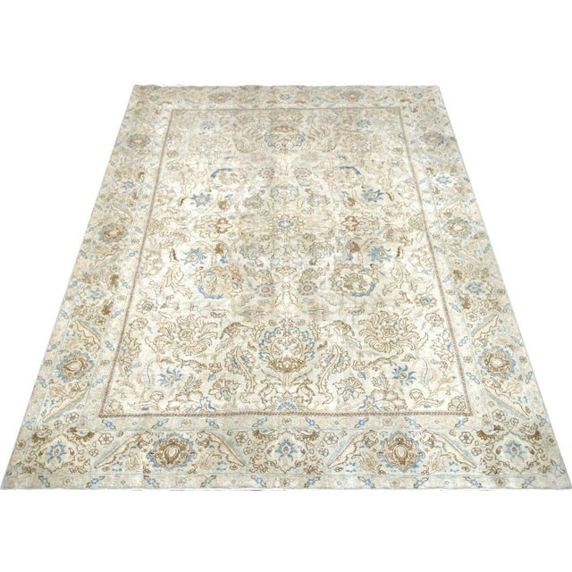 1940s Persian Tabriz Rug For Sale In Los Angeles - Image 6 of 6