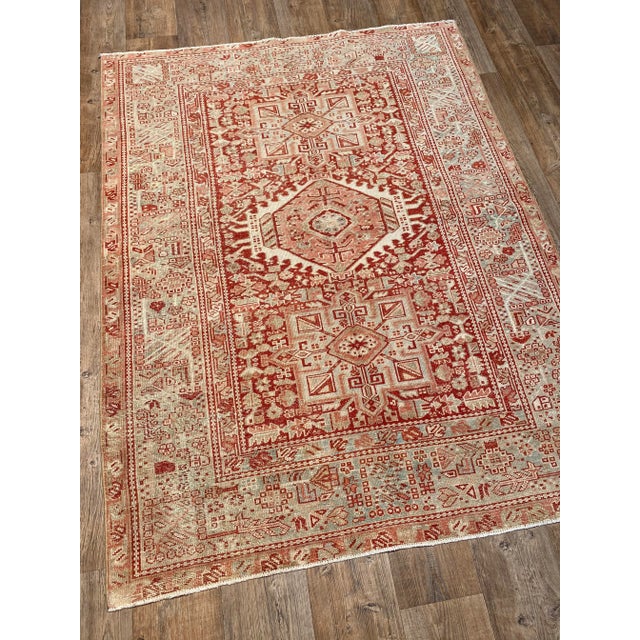 Traditional 1920s Vintage Heriz Rug For Sale - Image 3 of 5