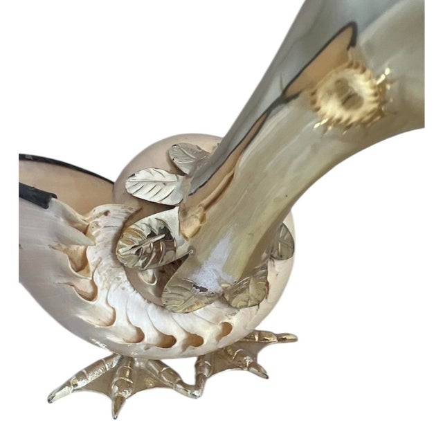 Gabriella Binazzi Large Shell Duck Sculptural Bowl 1970's For Sale - Image 9 of 12