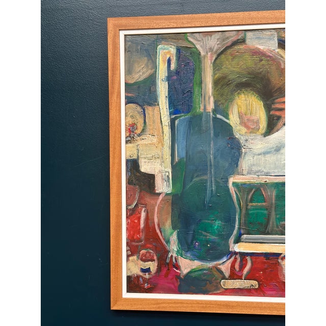 Hendrik De Jong, Abstract Composition, 1994, Oil on Canvas, Framed For Sale - Image 7 of 18