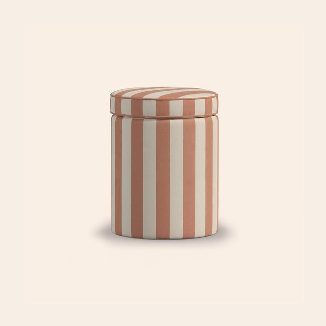 Textile Ginger Aurora Ottoman by Ceraudo For Sale - Image 7 of 7