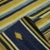 1950s Vintage Dhurrie Rug in Yellow and Blue Stripes and Geometry | Rug & Kilim For Sale - Image 5 of 5