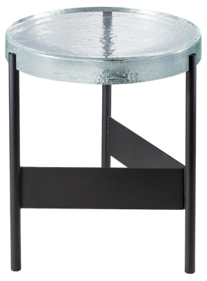 Alwa Two Transparent Black Side Table by Pulpo