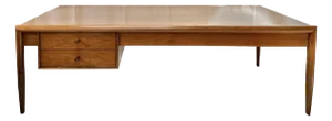 1960s Drexel Parallel Coffee Table by Barney Flagg